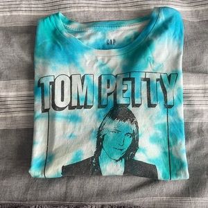 Tom Petty Tie Dyed Crop Top